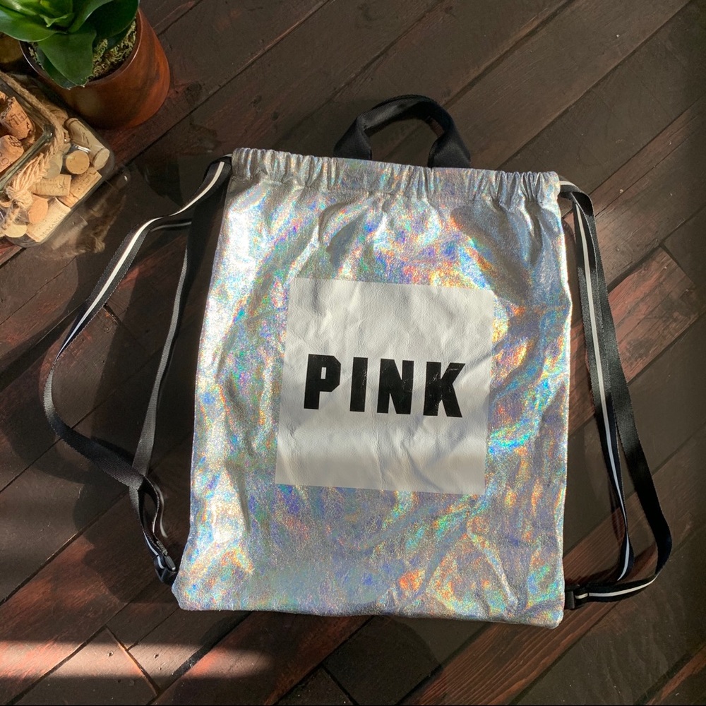 VS PINK LRG Drawstring Bag